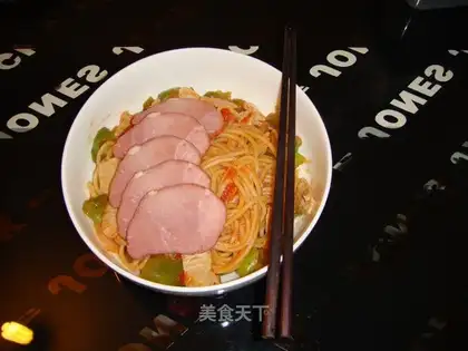 Bacon pasta