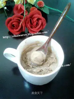 Coffee and custard ice cream