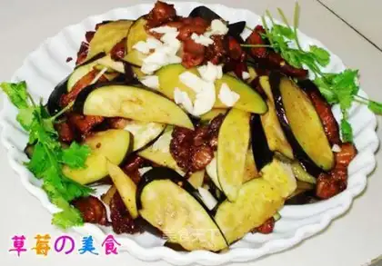 roasted tomato slices with pork