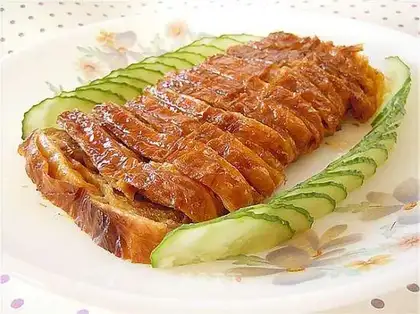 Pu 'er smoked vegetarian duck