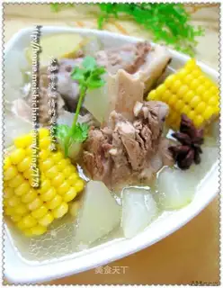 Winter melon and big bone corn casserole