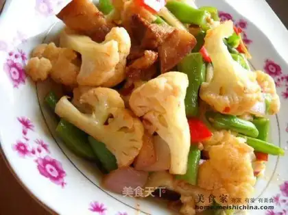 Sauce cauliflower beans
