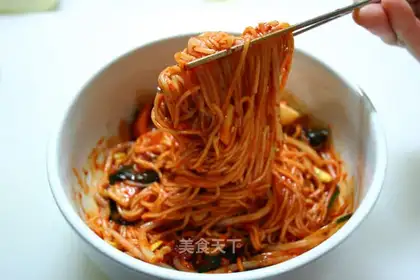 Authentic Korean cold noodles