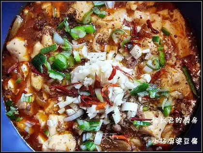 Traditional Mapo tofu