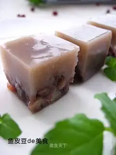 Coconut red bean cake