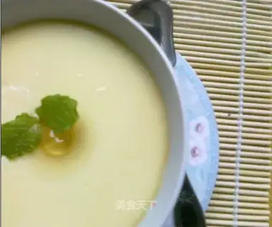 Soymilk caramel egg pudding
