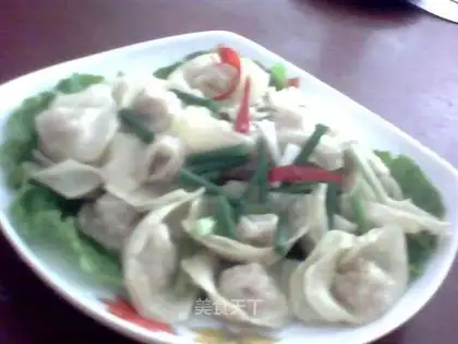 Steamed wonton