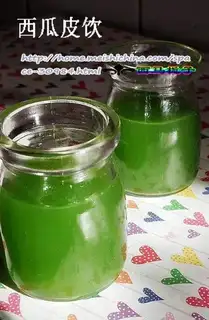 Watermelon peel drink