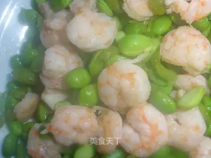 stir-fried shrimp with green beans