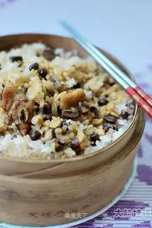 Ribs ribs, red bean, glutinous rice