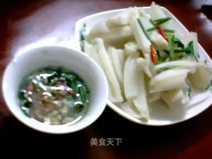 boiled lotus root