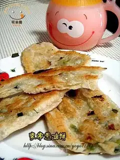 Home-style scallion pancakes
