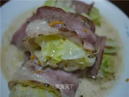 Bacon cabbage roll