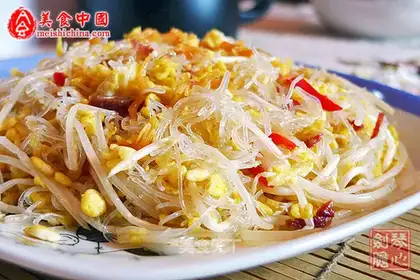 stir-fried vegetarian fin with osmanthus