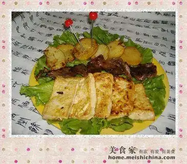 Family version of healthy barbecue