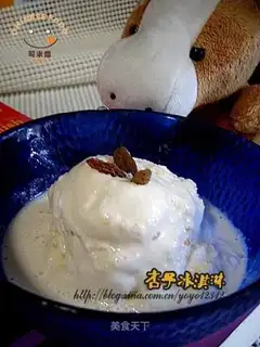 Apricot ice cream