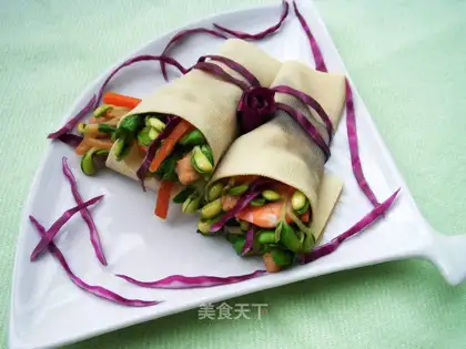 brocade bean sprouts roll