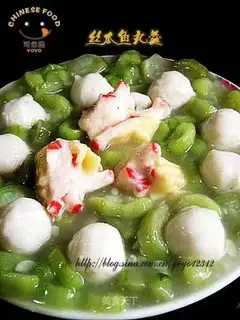 loofah fish ball soup