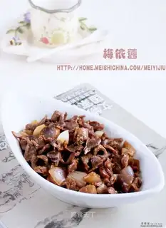 Cumin chicken gizzards