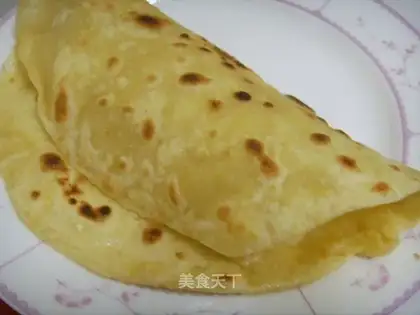 Crispy bean dregs pancakes
