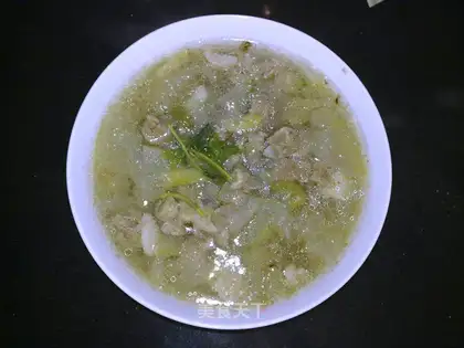Stewed beef with white gourd