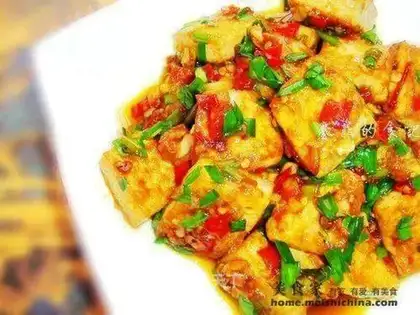 Fish-flavored tofu