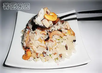 Assorted squid rice