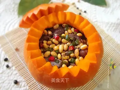 Soy bean pork ribs cup