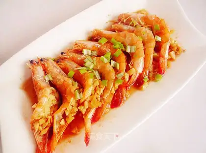 Garlic on back shrimp