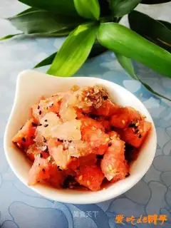 A watermelon chocolate picker