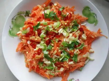 Fried carrots