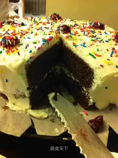 Chocolate birthday cake