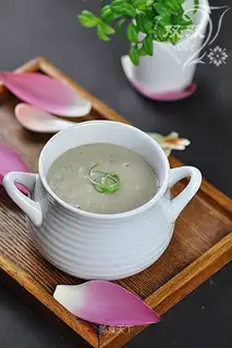 Beef leather egg congee
