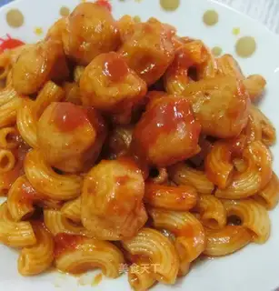 Fishball macaroni