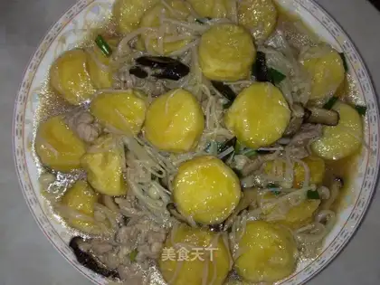 Golden pins and Japanese tofu
