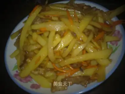 ♪ Fried carrot potatoes ♪