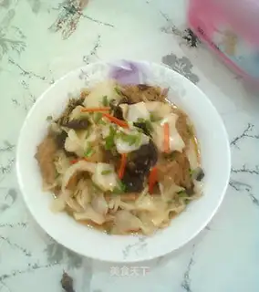 Crushed cabbage