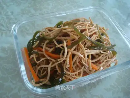 Tofu-coated sea belt