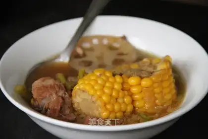 Cracker corn soup