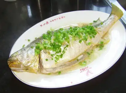 Fresh yellow fish