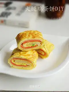 Ham eggcake