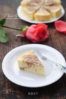 Coffee marble cake
