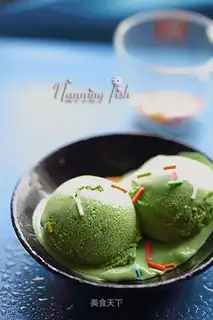 Tea ice cream