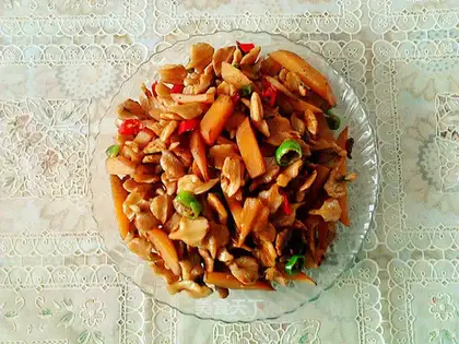 Twin peppers and walnuts