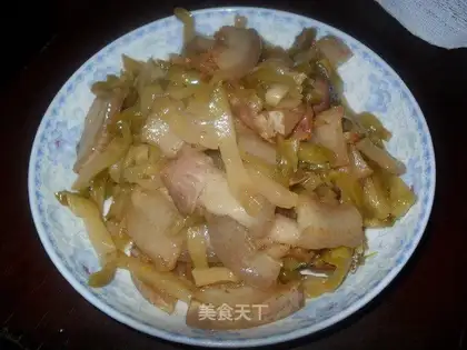 Squeeze and fried meat