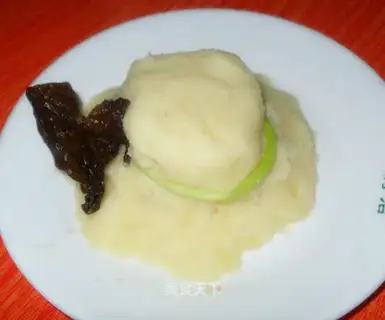 Straw hat mashed potatoes