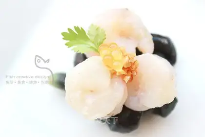 Nine Creek peach shrimp