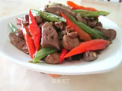 Pepper fried liver
