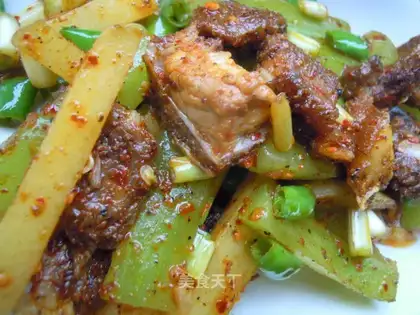 Dry pan ribs