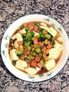 The colored ester tofu